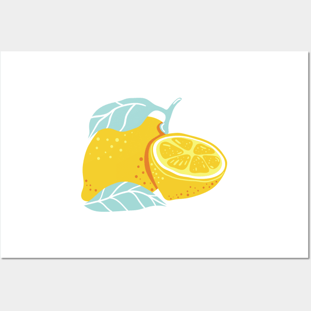 Lemons Wall Art by stickersbyjori